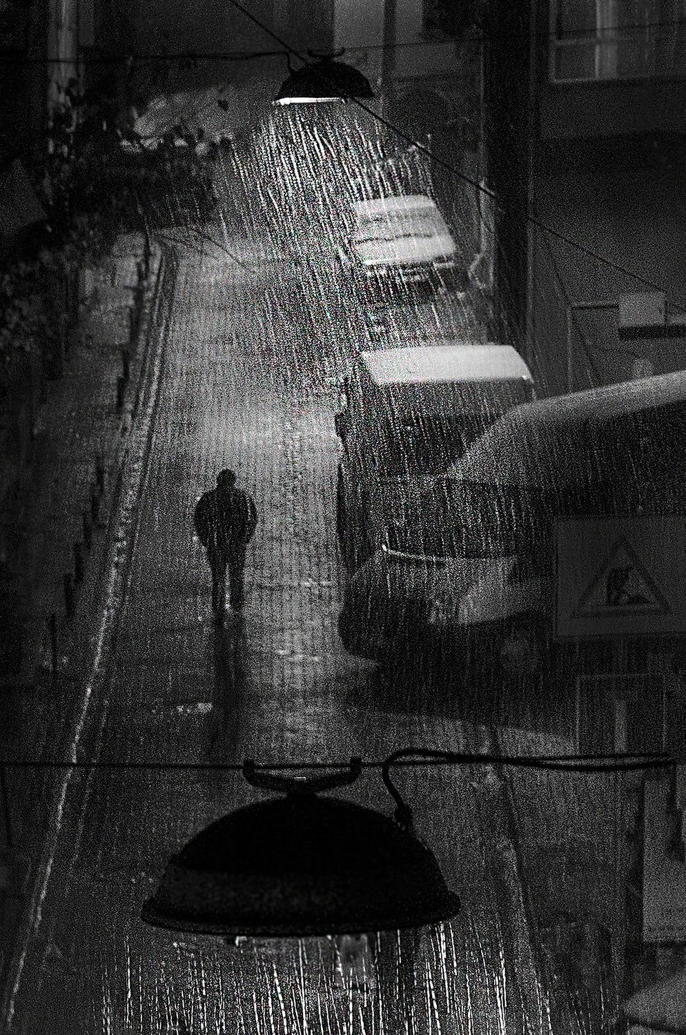 Rainy man Poster och Canvastavla
