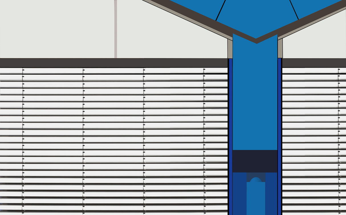 Lines and a little rounding Poster och Canvastavla