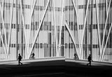 Street scene with mirror Poster och Canvastavla