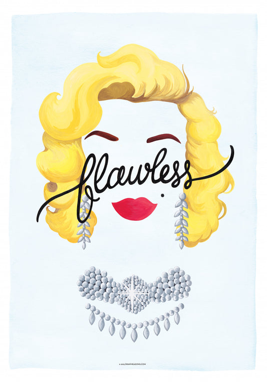 Flawless Marilyn Poster och Canvastavla