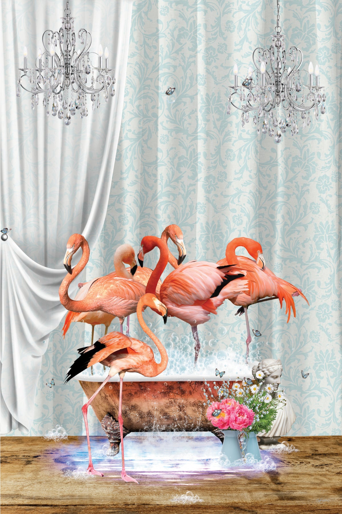 Flamboyance &amp; Bubbles Poster och Canvastavla