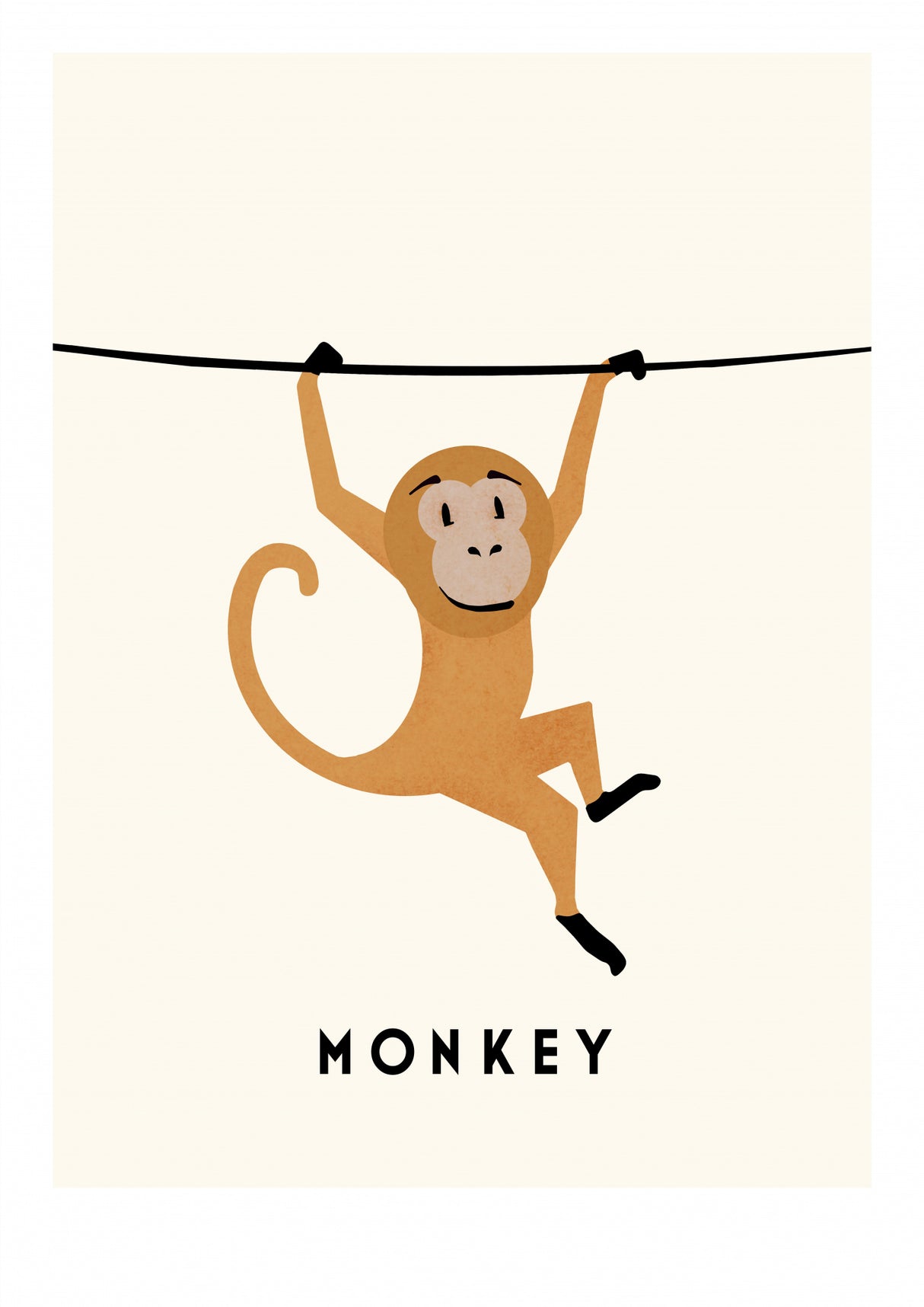 Monkey Poster och Canvastavla