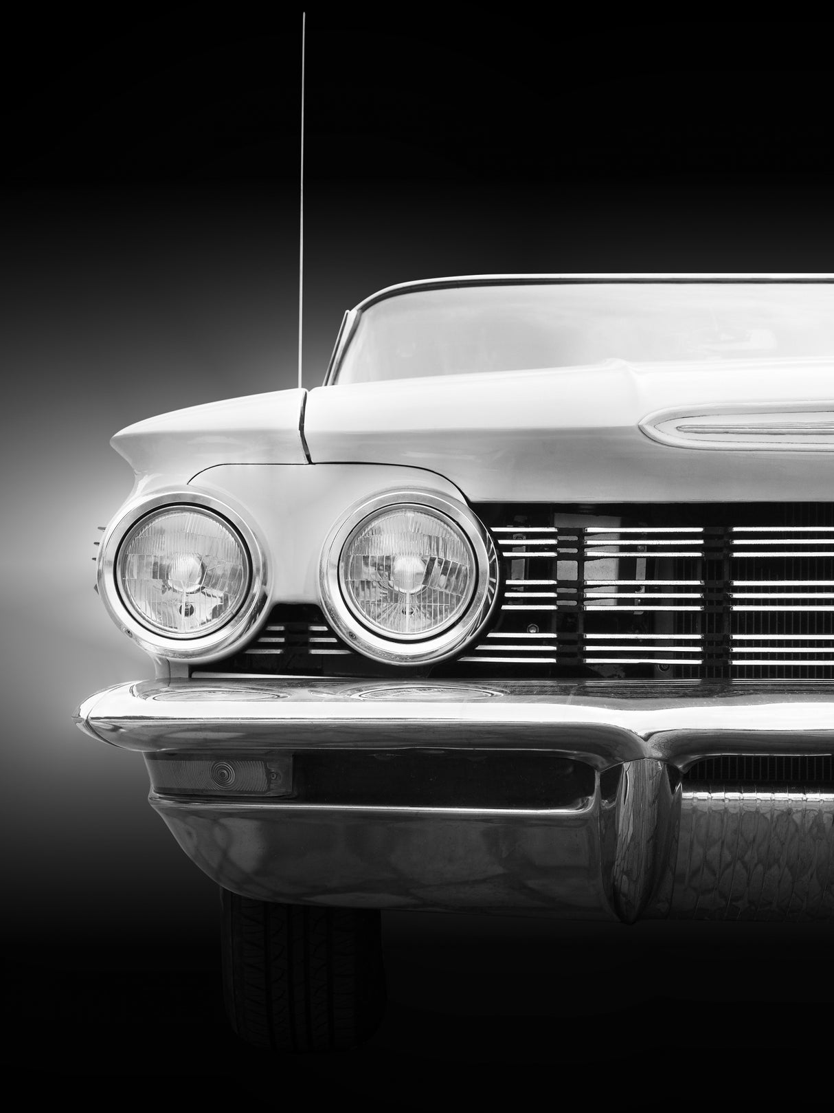 American classic car Super 88 1960 Front view Poster och Canvastavla