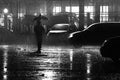 rain at night Poster och Canvastavla