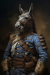 Donkey In Costume 4 Poster och Canvastavla