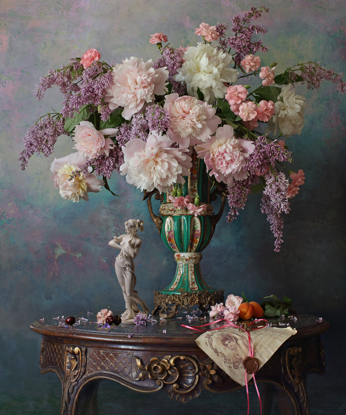 Still life with flowers Poster och Canvastavla
