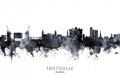 Fayetteville Arkansas Skyline Poster och Canvastavla