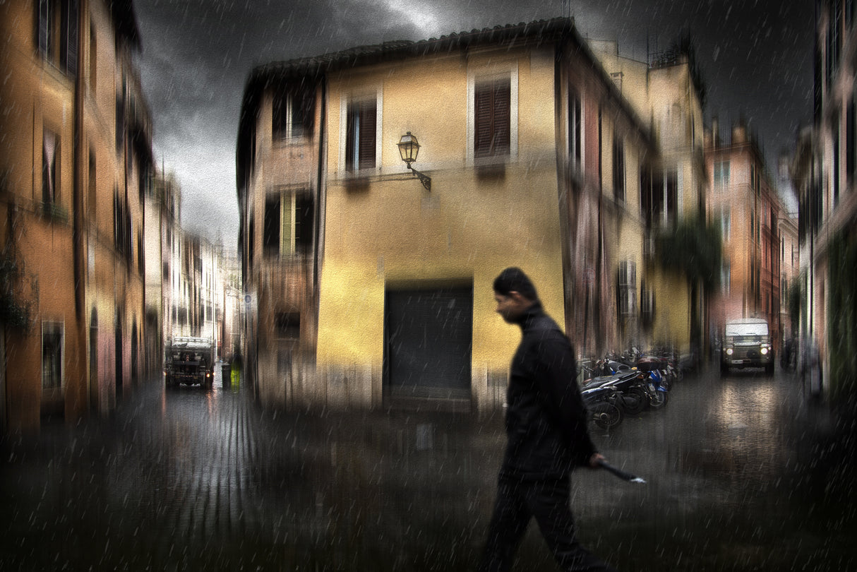 Vicolo de' Cinque - Roma Poster och Canvastavla