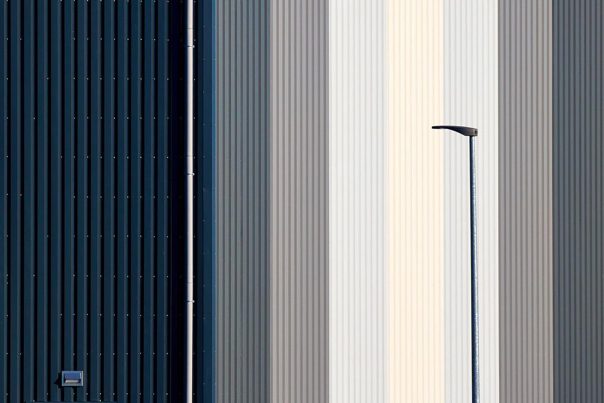 varel factory stripes Poster och Canvastavla