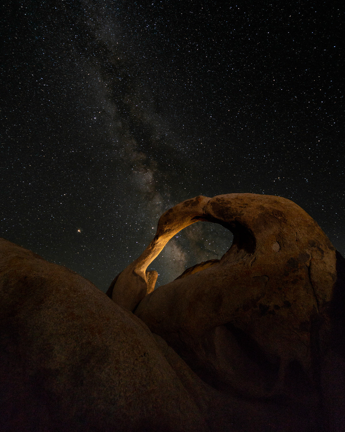 Mobius Arch and the Milky Way Poster och Canvastavla