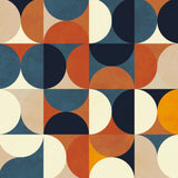 Geometry New12 Marron Poster och Canvastavla