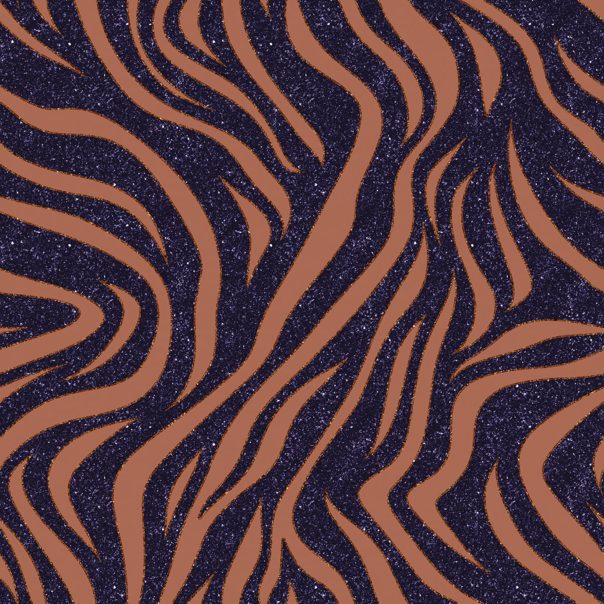 Purple Salmon Pattern 3 Stroke Poster och Canvastavla