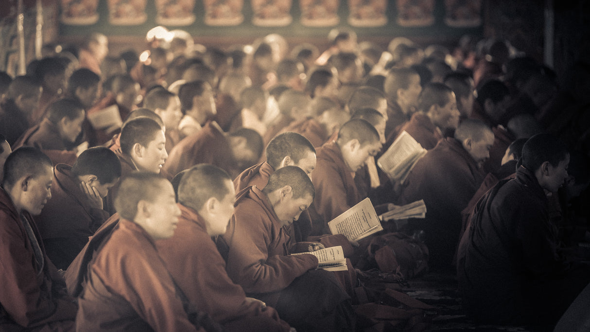 Yaqing Temple Buddhist 《圆满光明》 Poster och Canvastavla