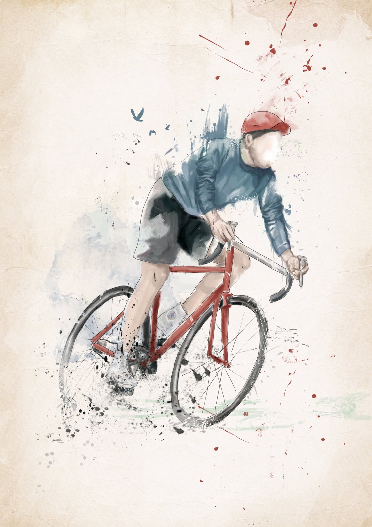 I want to ride my bicycle Poster och Canvastavla