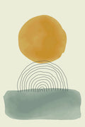 Minimal Abstract Vibes #4 Poster och Canvastavla