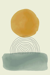 Minimal Abstract Vibes #4 Poster och Canvastavla