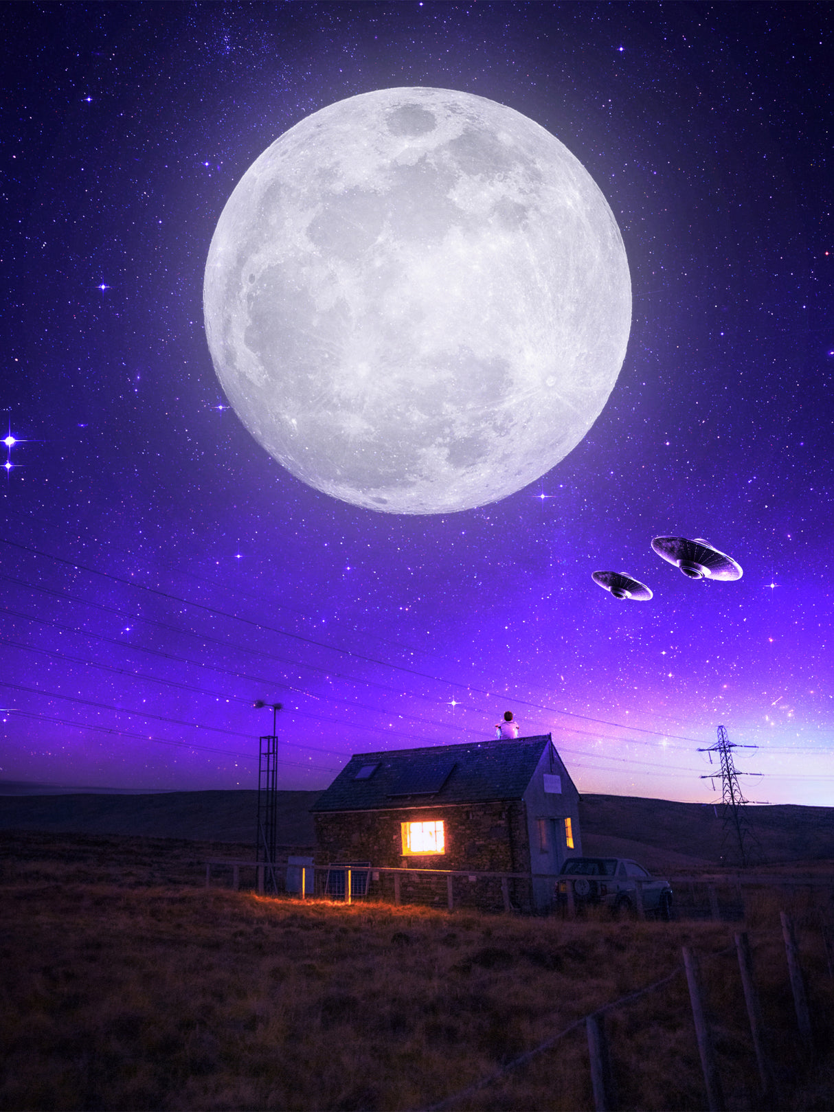 Orb of Night Poster och Canvastavla