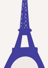 Eiffel Bleu Poster och Canvastavla