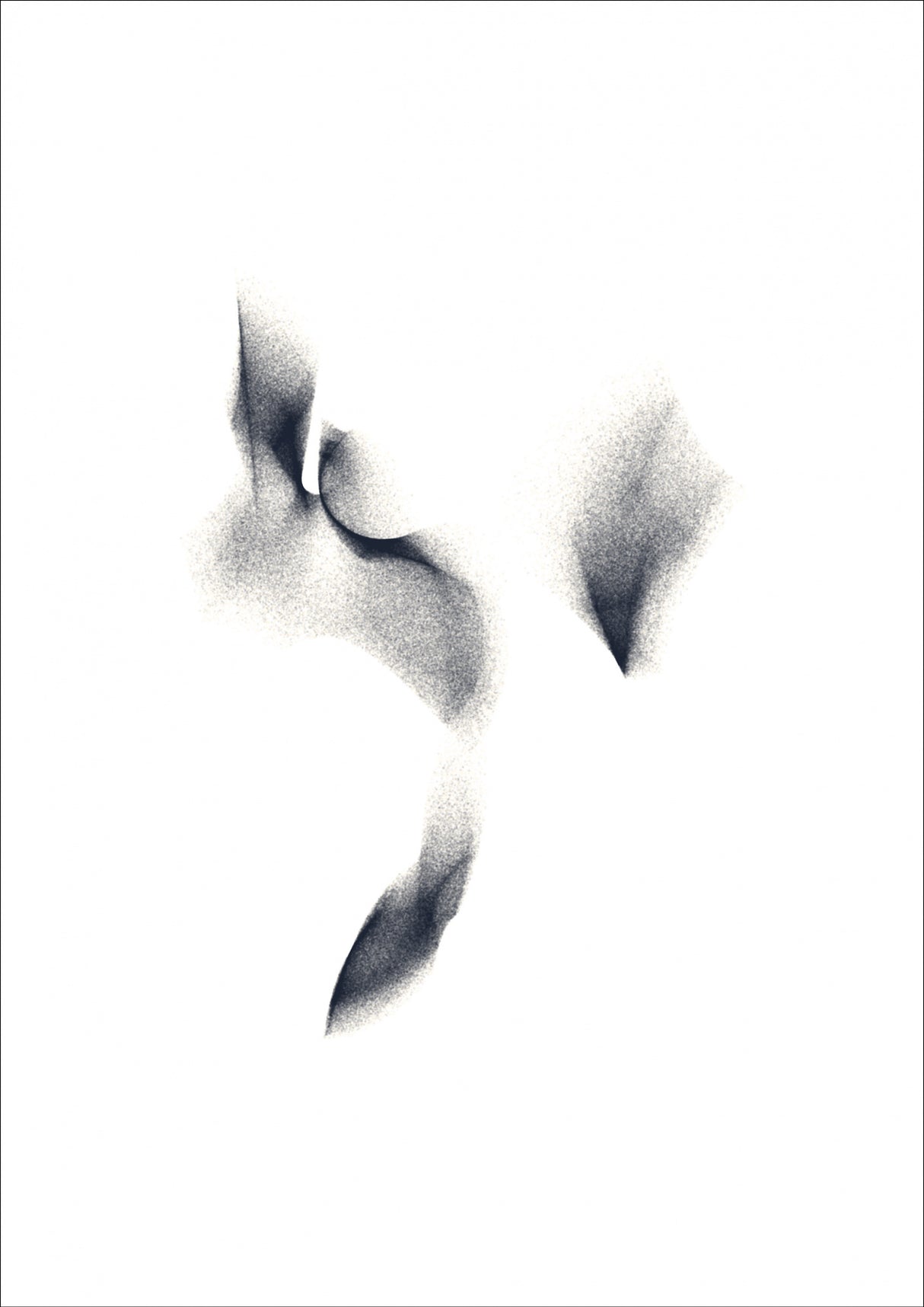 Smudge Curve Poster och Canvastavla
