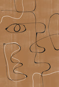 Abstract Face No3. Poster och Canvastavla