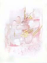 Rose and Gold Light 1 Poster och Canvastavla