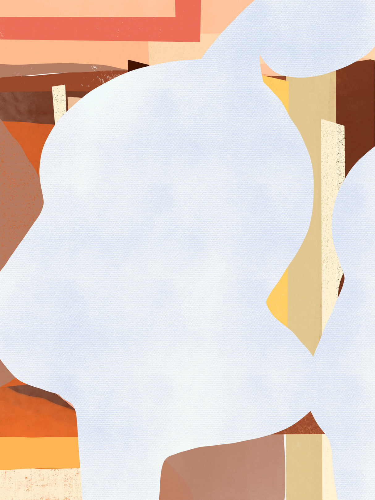 Cut out abstract 02 Poster och Canvastavla