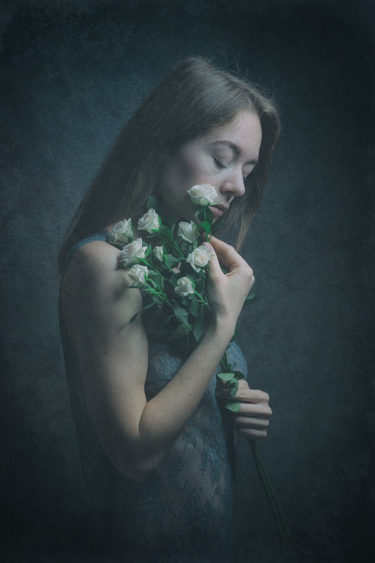 with roses Poster och Canvastavla