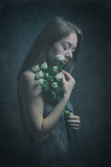 with roses Poster och Canvastavla