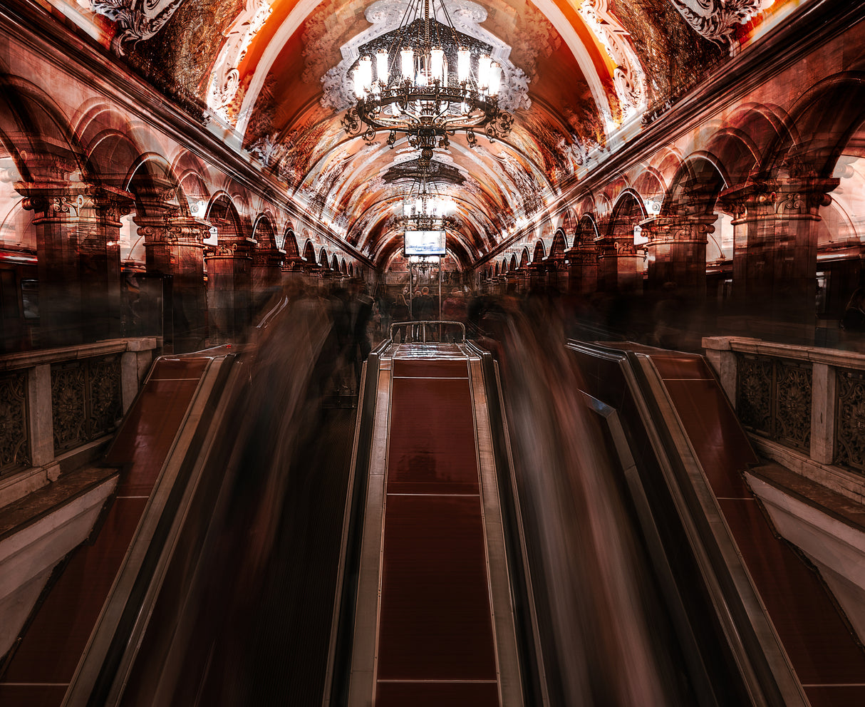 Russian metro station series 1/5 Poster och Canvastavla