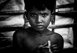 Rohingya girl with some money - Bangladesh Poster och Canvastavla