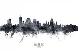 Quebec Canada Skyline Poster och Canvastavla