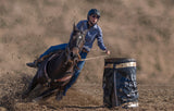 cowgirl  in racing Poster och Canvastavla