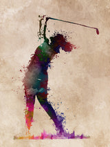 Golf Sport Art (2) Poster och Canvastavla