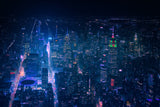 NYC Neon Noir Poster och Canvastavla