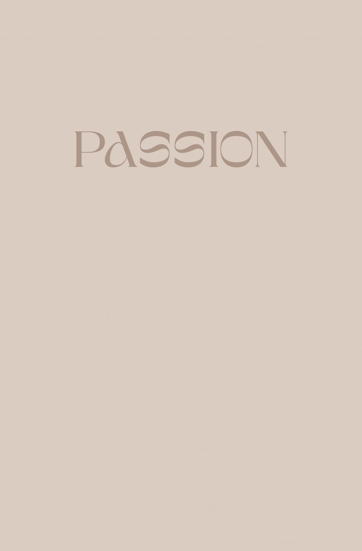 Passion Poster och Canvastavla