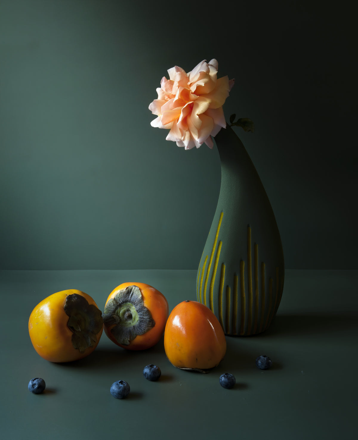 Hachiya Persimmons Poster och Canvastavla