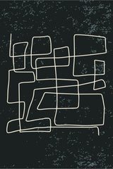 Black and White Lines #2 Poster och Canvastavla