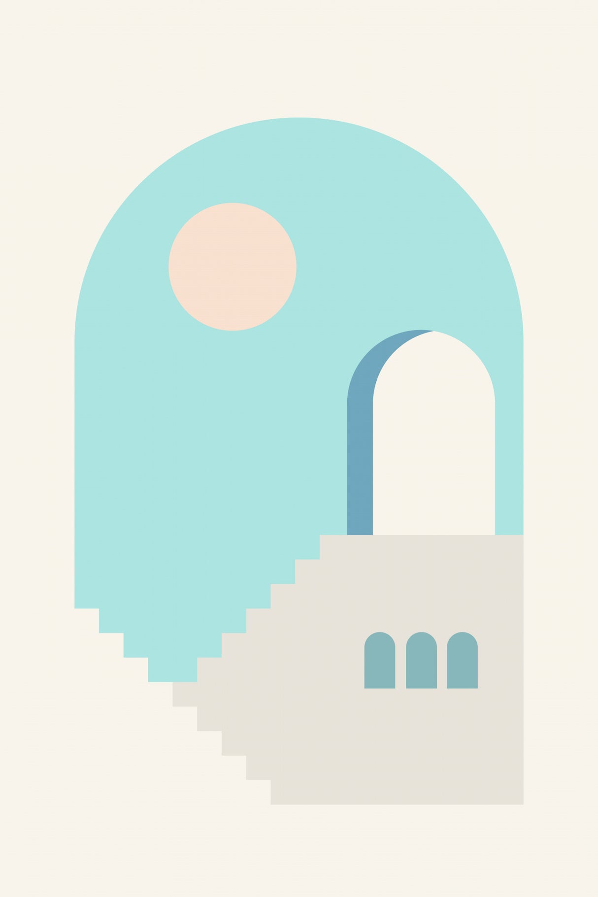 Minimal Architecture #1 Poster och Canvastavla