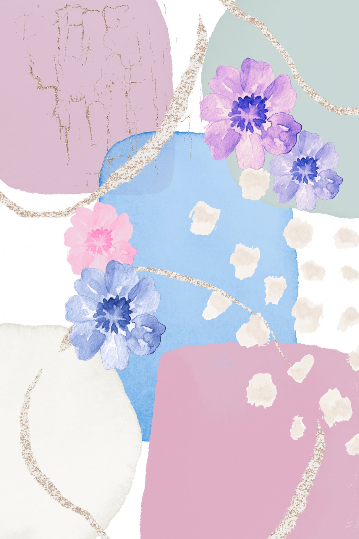pretty pastels-1 Poster och Canvastavla