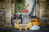 Istanbul street shoeshine Poster och Canvastavla