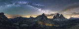 Cloudy Milky Way Poster och Canvastavla