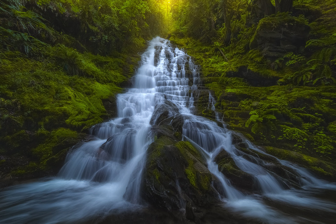 Staircase Falls Poster och Canvastavla