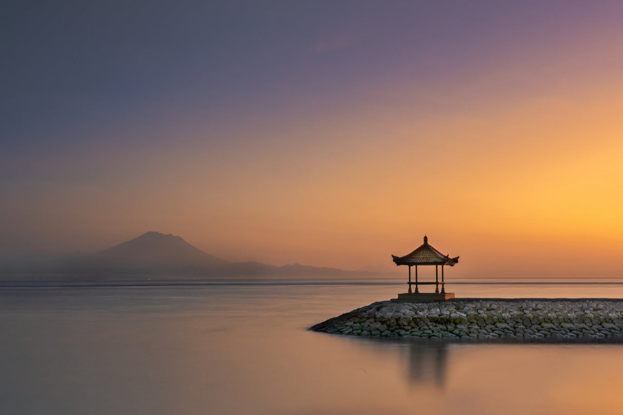 Dawn at Sanur Beach, Bali Poster och Canvastavla