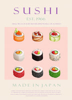 Sushi Est. 1966 Poster och Canvastavla