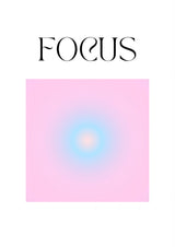 Motivational Aura Poster Poster och Canvastavla