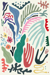 Nature Colors and Shapes Poster och Canvastavla