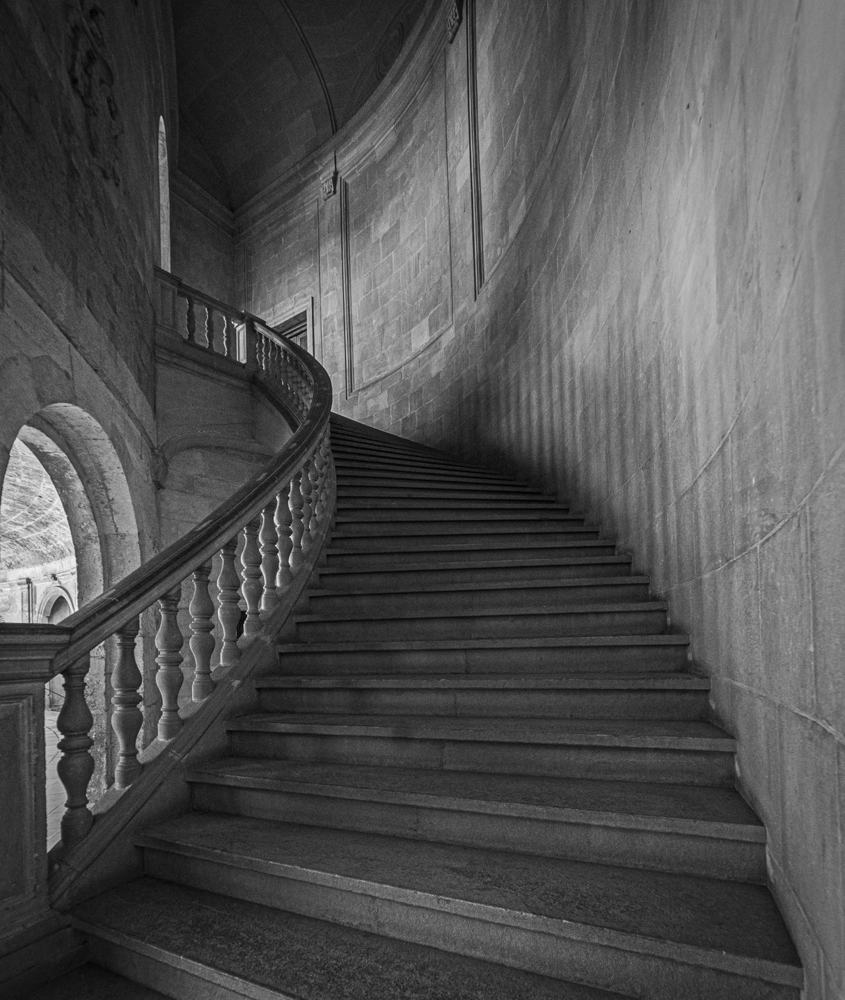 Stairs of the Palace of Carlos V Poster och Canvastavla