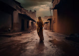 Alone in the village Poster och Canvastavla