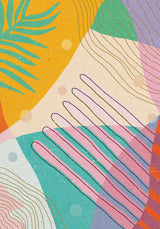 Botanical Disco Poster och Canvastavla