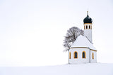 winter chapel Poster och Canvastavla
